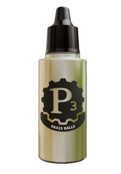 P3 Paints Metallic Brass Balls (18ml)