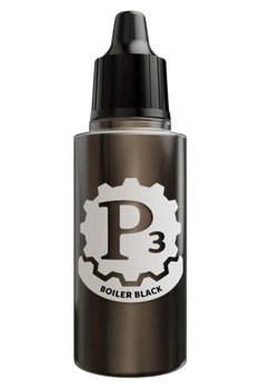 P3 Paints Metallic Boiler Black (18ml)