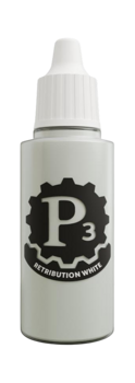 P3 Paints Metallic Retribution White (18ml)