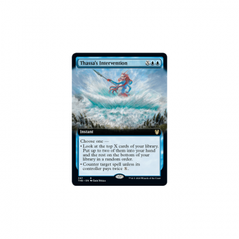 Thassa's Intervention (BORDERLESS) : THEROS: BEYOND DEATH 307/254 - Magic the Gathering Single Card