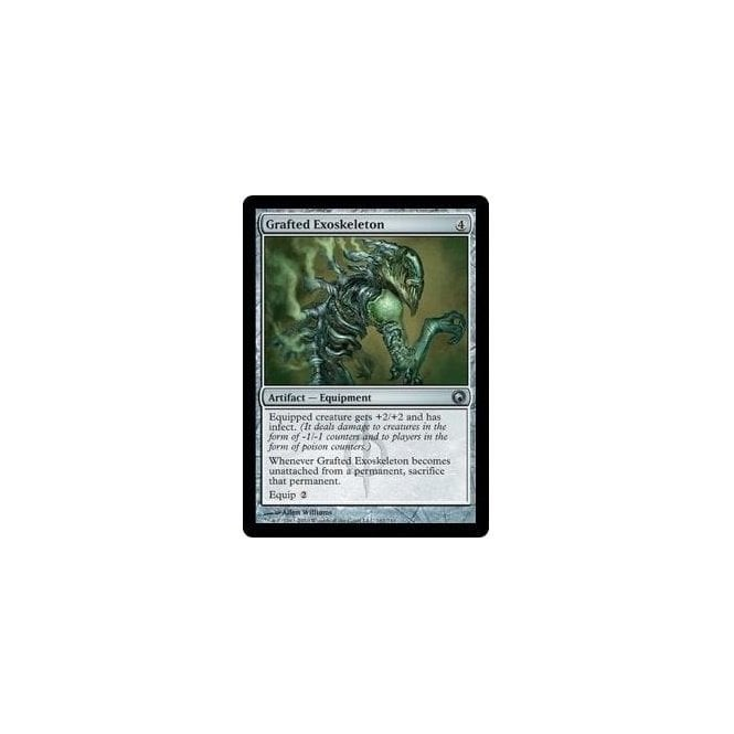 Magic the Gathering [089] SCARS OF MIRRODIN Single Card (FOIL) - 162/249 :  Grafted Exoskeleton | Chaos Cards
