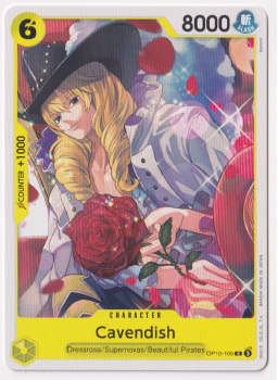 Cavendish single card from One Piece