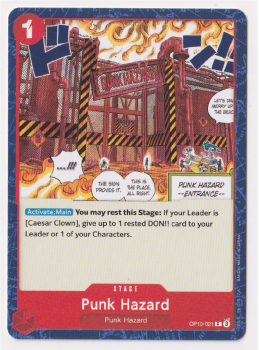 Punk Hazard single card from One Piece