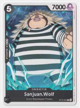 Sanjuan.Wolf single card from One Piece