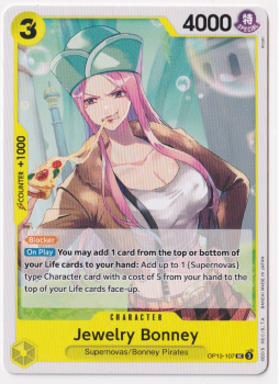 Jewelry Bonney single card from One Piece
