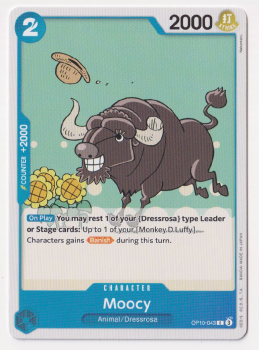 Moocy single card from One Piece