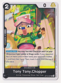 Tony.Tony.Chper single card from One Piece