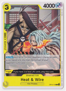 Heat & Wire single card from One Piece