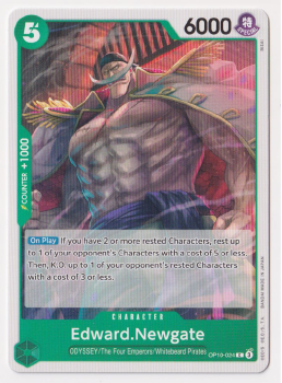 Edward.Newgate single card from One Piece