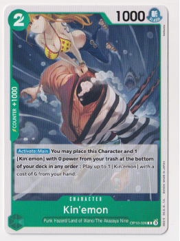 Kinemon single card from One Piece