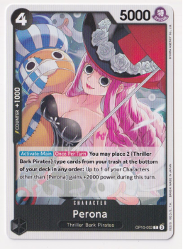 Perona single card from One Piece