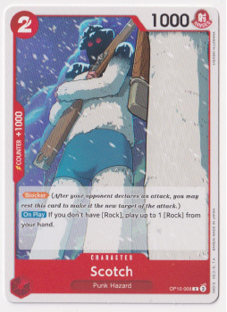 Scotch single card from One Piece
