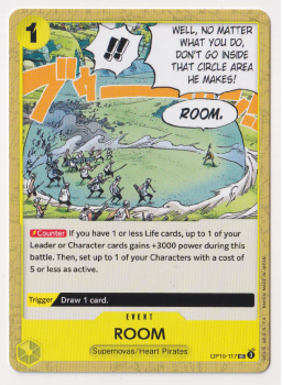 ROOM single card from One Piece