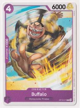 Buffalo single card from One Piece
