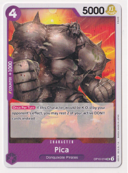 Pica single card from One Piece