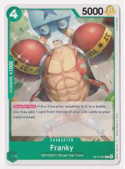Franky single card from One Piece