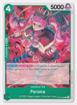 Perona single card from One Piece