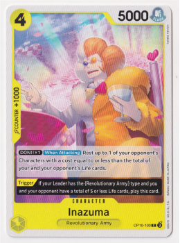 Inazuma single card from One Piece