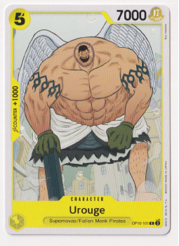 Urouge single card from One Piece