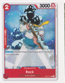Rock single card from One Piece
