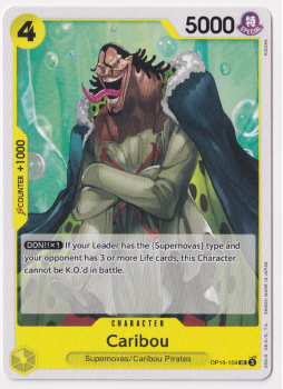 Caribou single card from One Piece