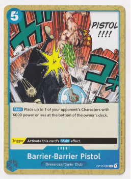 BarrierBarrier Pistol single card from One Piece