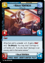 Asajj Ventress - I Work Alone : 001/262 JUMP TO LIGHTSPEED - Star Wars Unlimited Single Card - Image 2