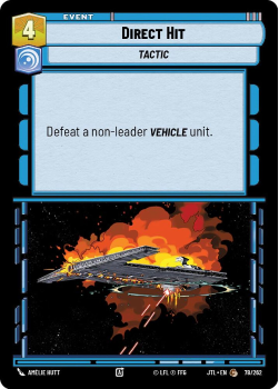 Direct Hit single card from Star Wars Unlimited