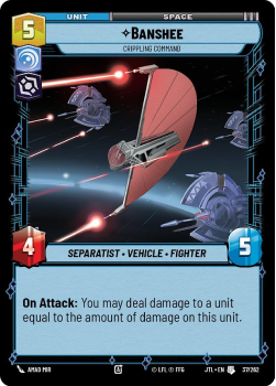 Banshee - Crippling Command single card from Star Wars Unlimited