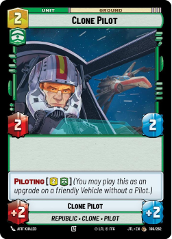 Clone Pilot single card from Star Wars Unlimited