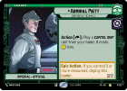 Admiral Piett - Commanding the Armada : 005/262 JUMP TO LIGHTSPEED - Star Wars Unlimited Single Card