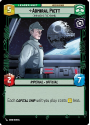 Admiral Piett - Commanding the Armada : 005/262 JUMP TO LIGHTSPEED - Star Wars Unlimited Single Card - Image 2