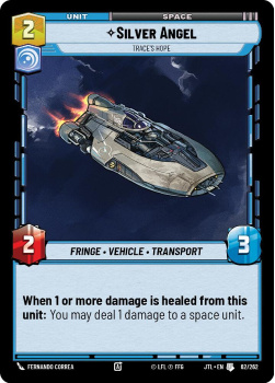 Silver Angel - Trace's Hope single card from Star Wars Unlimited