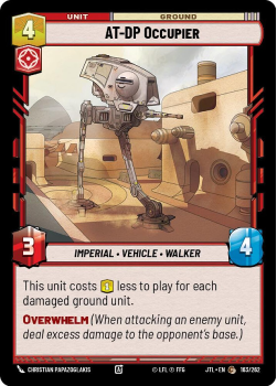 AT-DP Occupier single card from Star Wars Unlimited