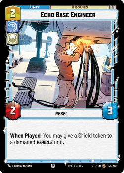 Echo Base Engineer single card from Star Wars Unlimited