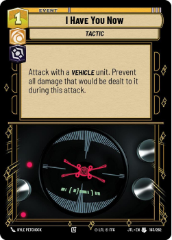 I Have You Now single card from Star Wars Unlimited