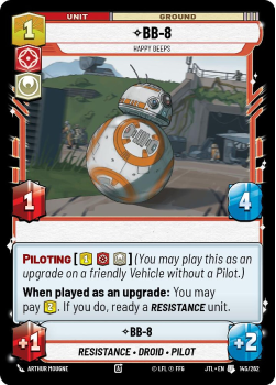 BB-8 - Happy Beeps single card from Star Wars Unlimited