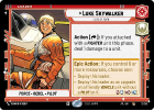 Luke Skywalker - Hero of Yavin : 012/262 JUMP TO LIGHTSPEED - Star Wars Unlimited Single Card