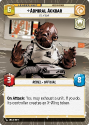 Admiral Ackbar (HYPERSPACE) : 278 JUMP TO LIGHTSPEED - Star Wars Unlimited Single Card - Image 2