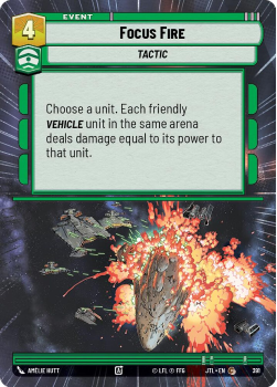 Focus Fire (HYPERSPACE) single card from Star Wars Unlimited