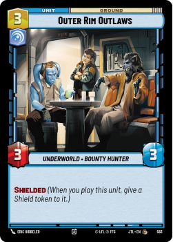 Outer Rim Outlaws (FOIL) single card from Star Wars Unlimited
