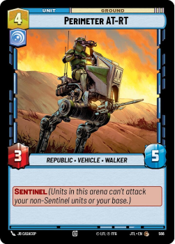 Perimeter AT-RT (FOIL) single card from Star Wars Unlimited