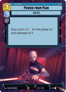 Power from Pain (HYPERSPACE) single card from Star Wars Unlimited