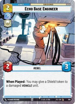 Echo Base Engineer (HYPERSPACE) single card from Star Wars Unlimited