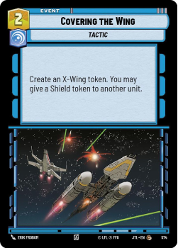 Covering the Wing (FOIL) single card from Star Wars Unlimited