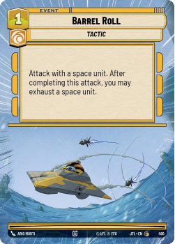 Barrel Roll (HYPERSPACE) single card from Star Wars Unlimited
