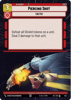 Piercing Shot (HYPERSPACE) single card from Star Wars Unlimited