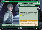 Admiral Piett - Commanding the Armada (HYPERSPACE) : 267 JUMP TO LIGHTSPEED - Star Wars Unlimited Single Card