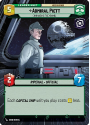 Admiral Piett - Commanding the Armada (HYPERSPACE) : 267 JUMP TO LIGHTSPEED - Star Wars Unlimited Single Card - Image 2