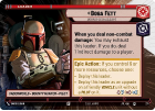 Boba Fett - Any Methods Necessary (HYPERSPACE) : 271 JUMP TO LIGHTSPEED - Star Wars Unlimited Single Card